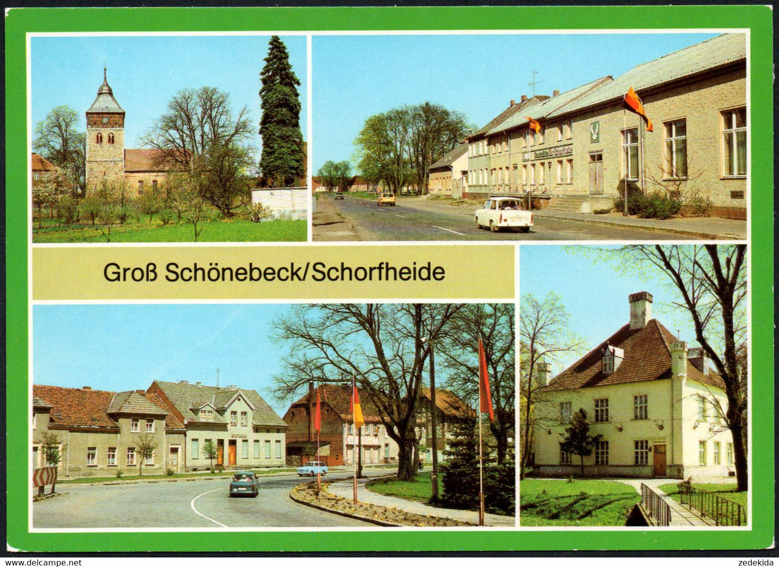 E7534 - Groß Schönebeck - Konsum Gaststätte Kulturhaus - Bild Und Heimat Reichenbach - Bernau
