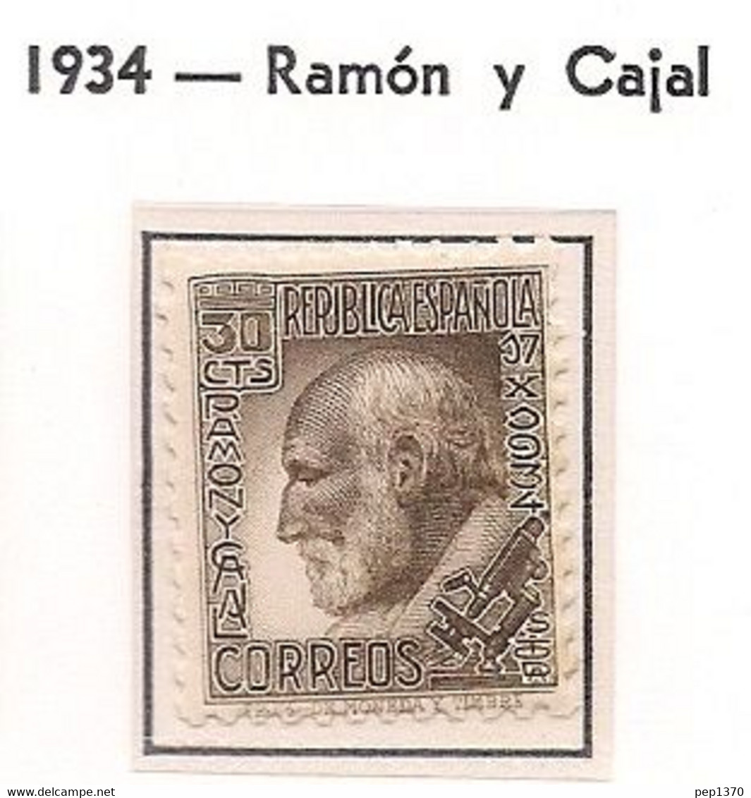 ESPAÑA 1934 - RAMON Y CAJAL - EDIFIL Nº 680** VER DESCRIPCION - Nuevos