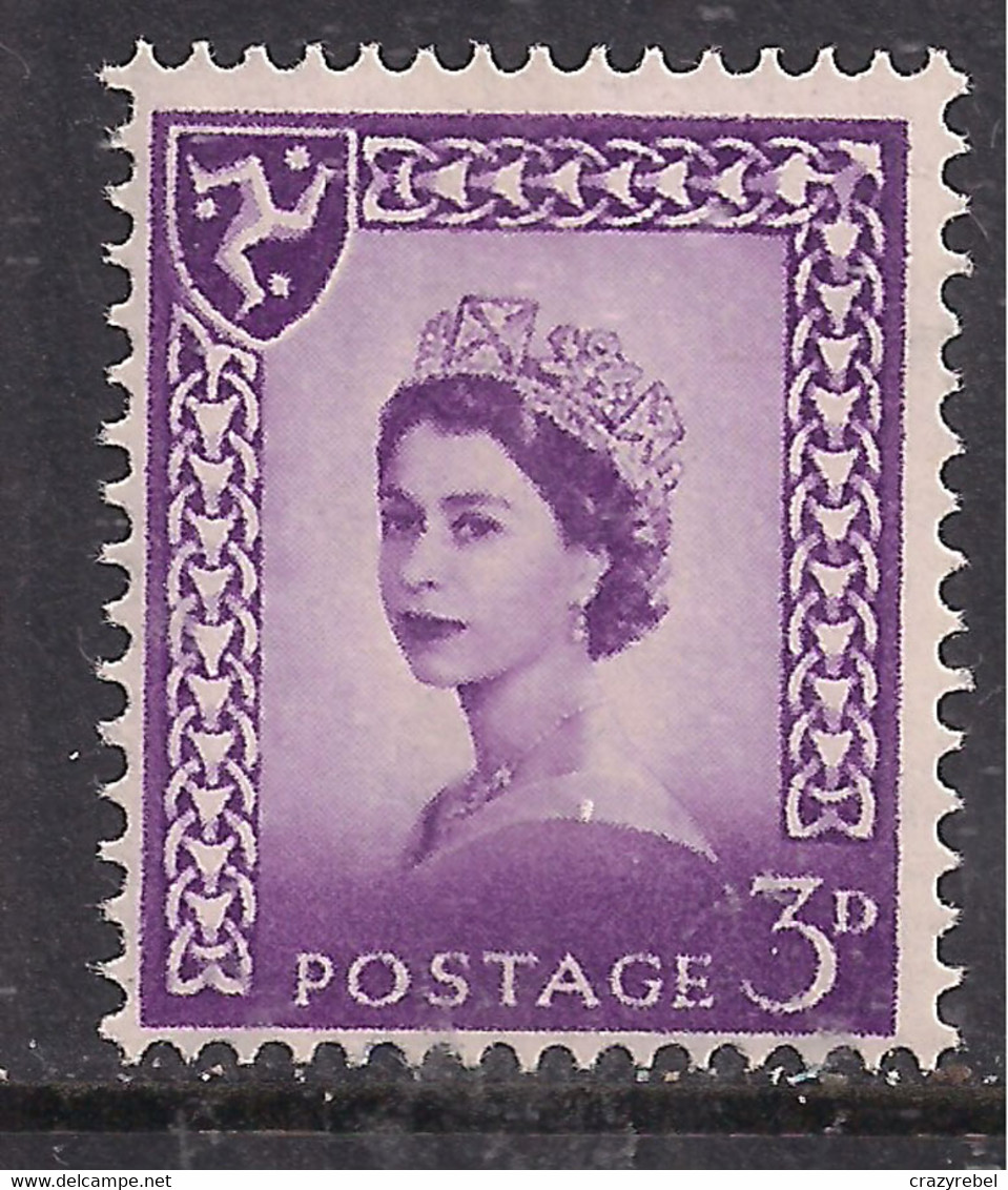 Isle Of Man GB 1958 - 68 3d Deep Lilac Umm SG 2p ( L1476 ) - Ohne Zuordnung