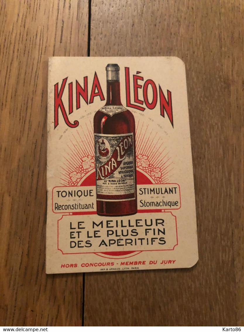 Petit Calendrier Publicitaire 1933 * KINA LEON Kina Léon Le Roi Des Apéritifs P. NOUAILLE Limoges * Calendar Almanach - Tamaño Pequeño : 1921-40