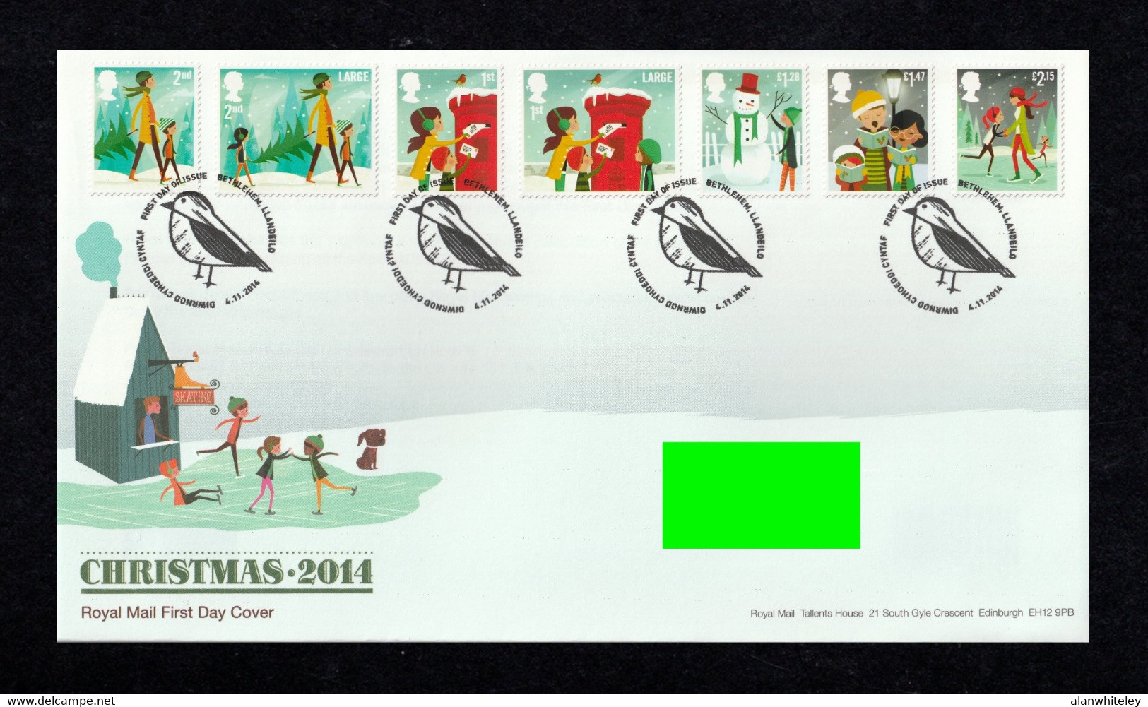 GREAT BRITAIN 2014 Christmas: First Day Cover CANCELLED - 2011-2020 Decimale Uitgaven