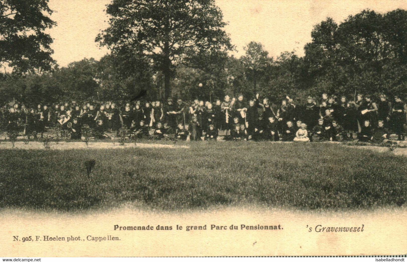 Schide -s Gravenwezel   Promenade Dans Le Grand Parc Du Pensionnat Hoelen Nr 905 - Schilde