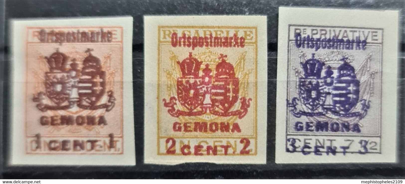 AUSTRIA 1918 - MNH - Ortspostmarken GEMONA - Gebraucht