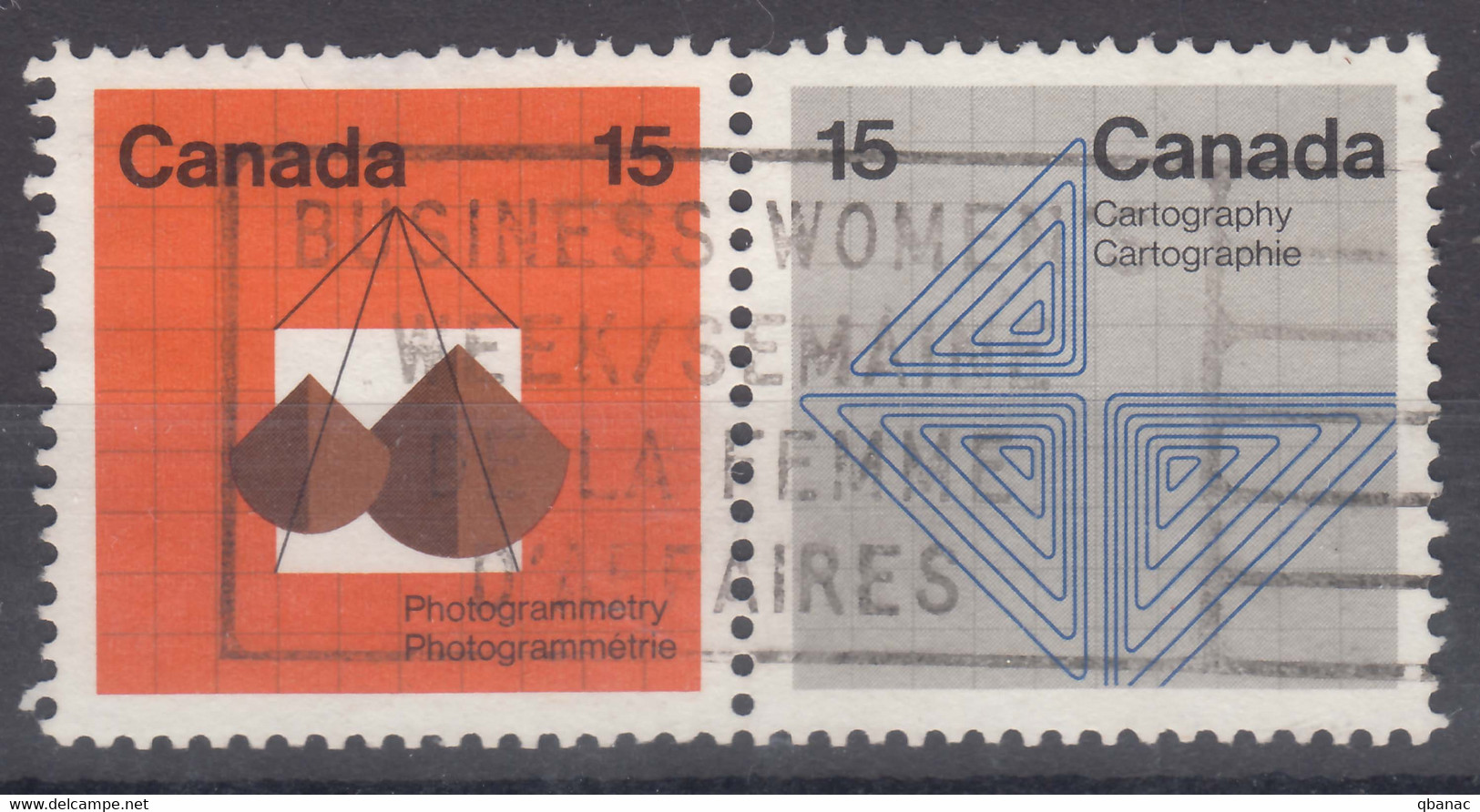 Canada 1972 Mi#502/503 Pair, Used - Used Stamps