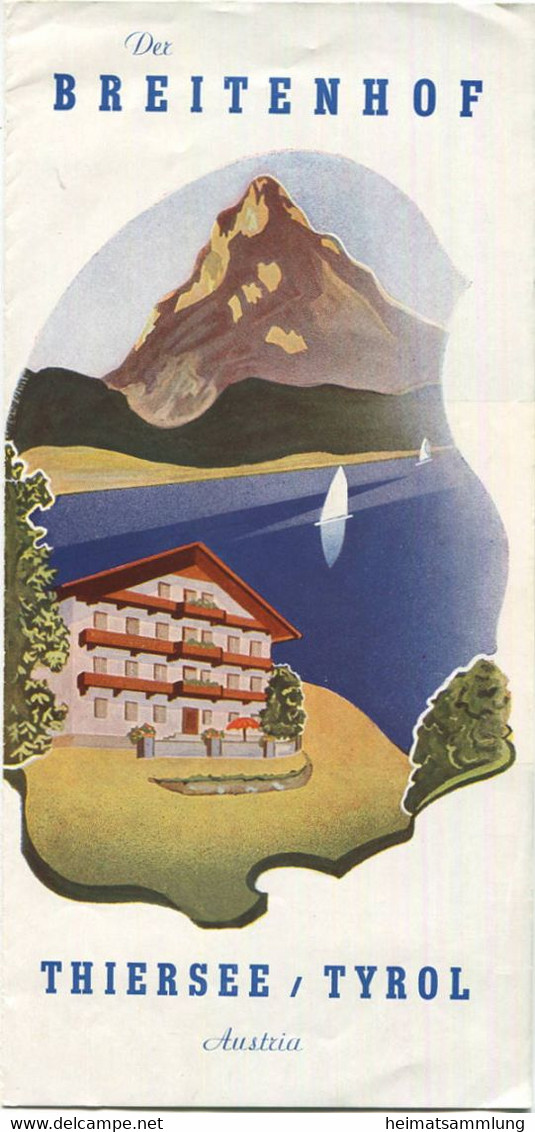 Österreich - Thiersee - Hotel Breitenhof Mit 8 Abbildungen - Toeristische Brochures