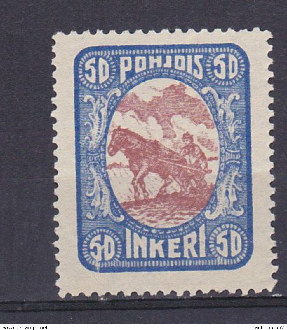 STAMPS-RUSSIA-OCCUPATION FINLAND-UNUSED-NO GUM-SEE-SCAN - 1919 Occupation Finlandaise