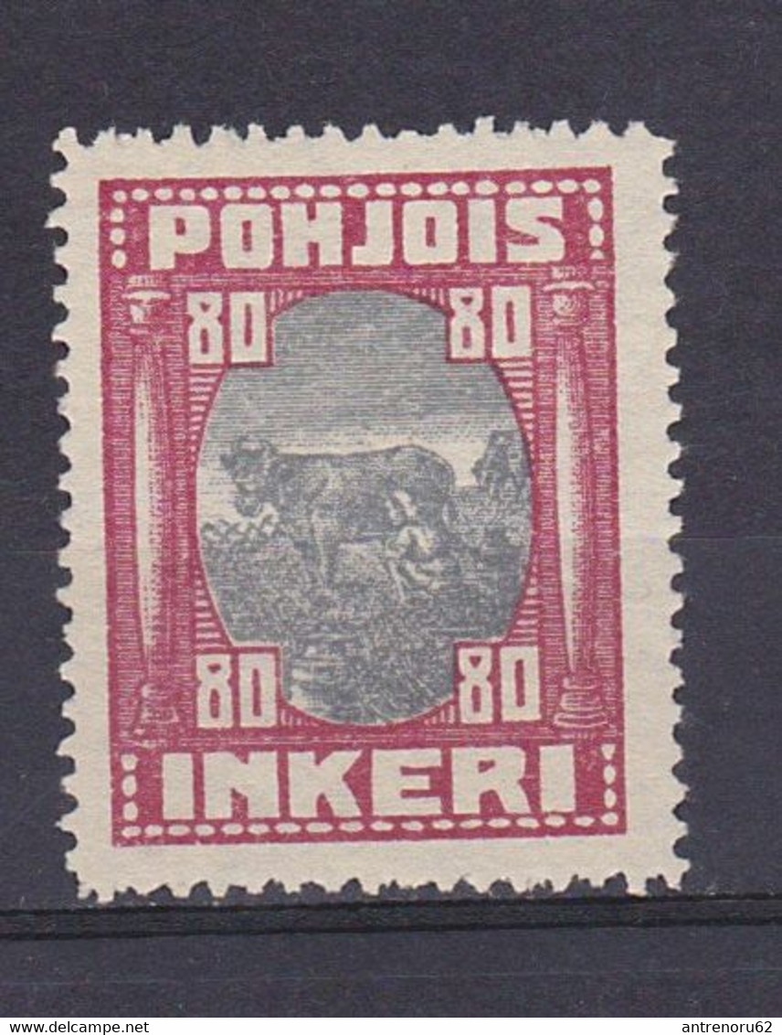 STAMPS-RUSSIA-OCCUPATION FINLAND-UNUSED-NO GUM-SEE-SCAN - 1919 Occupazione Finlandese