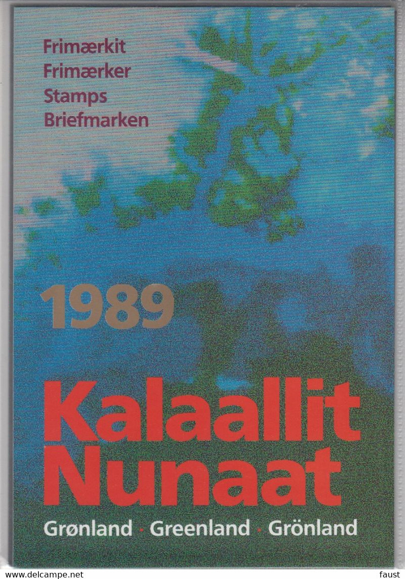 1989 ** GREENLAND (Sans Charn,MNH, Postfris) YEAR PACK    Yv. 177/86 Mi. 189/98 (10v.)  Inc. CHRISTMAS STAMP - Años Completos