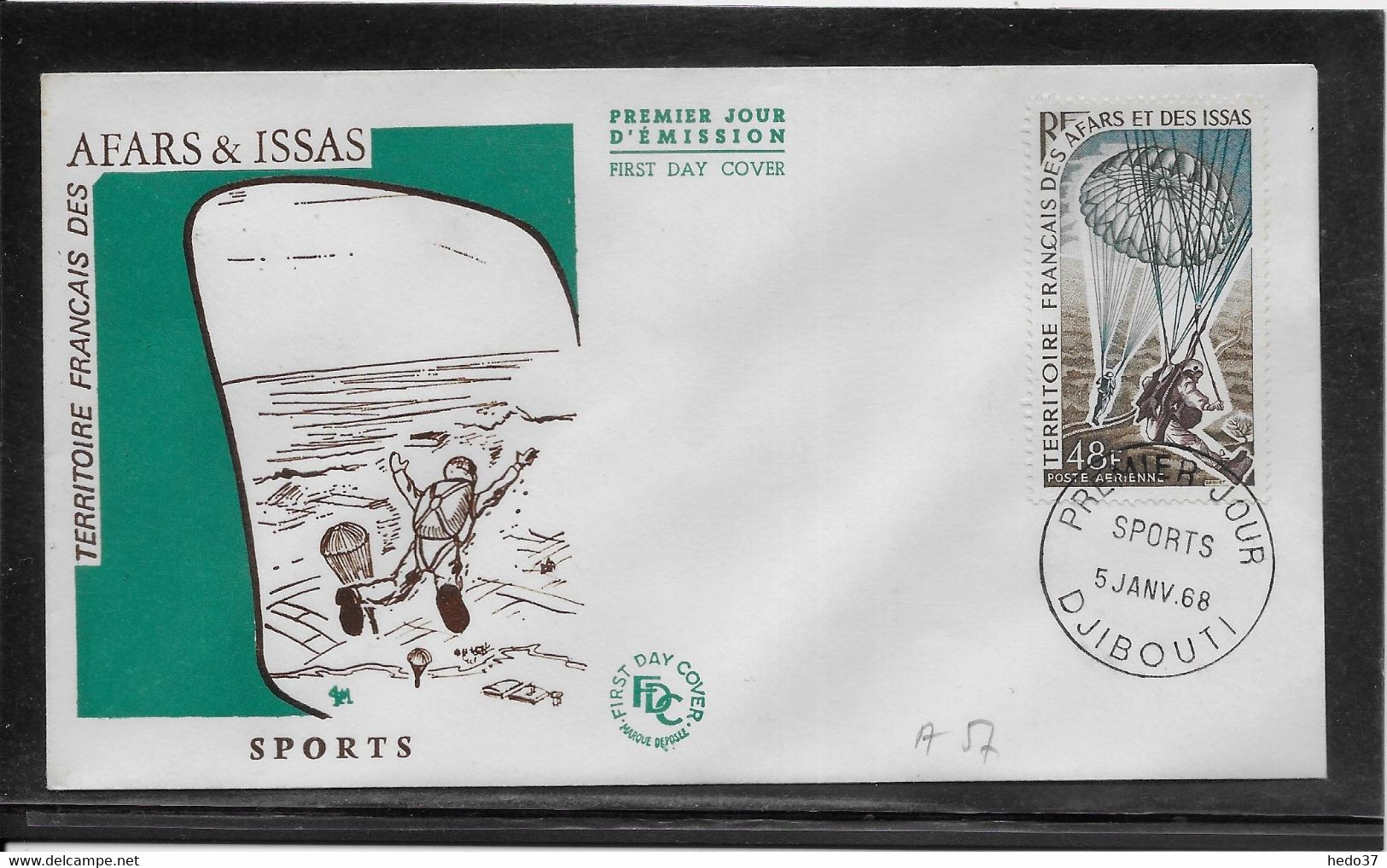 Afars Et Issas - Enveloppe 1er Jour - FDC - TB - Storia Postale