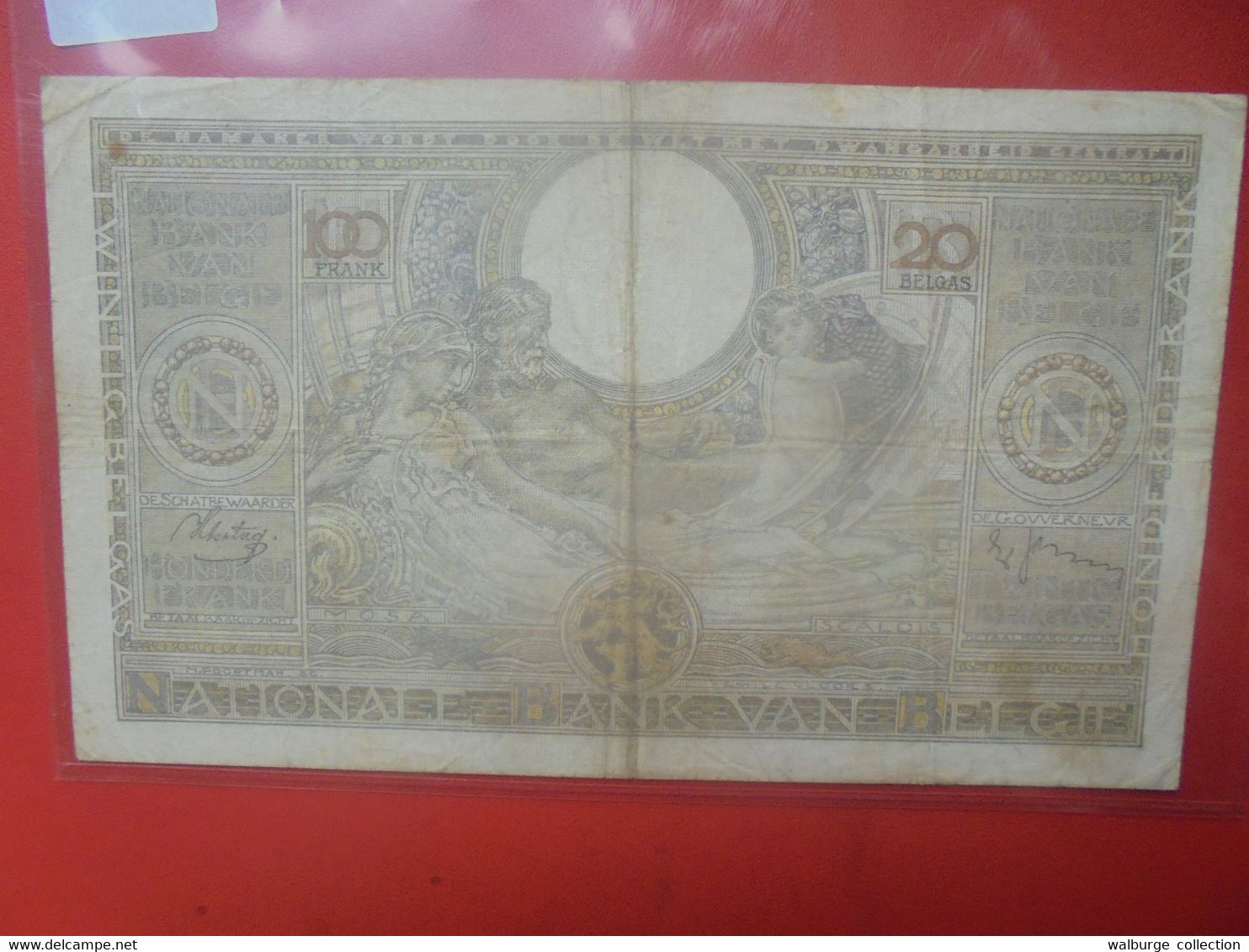 BELGIQUE 100 Francs 1938 Circuler - 100 Frank & 100 Frank-20 Belgas