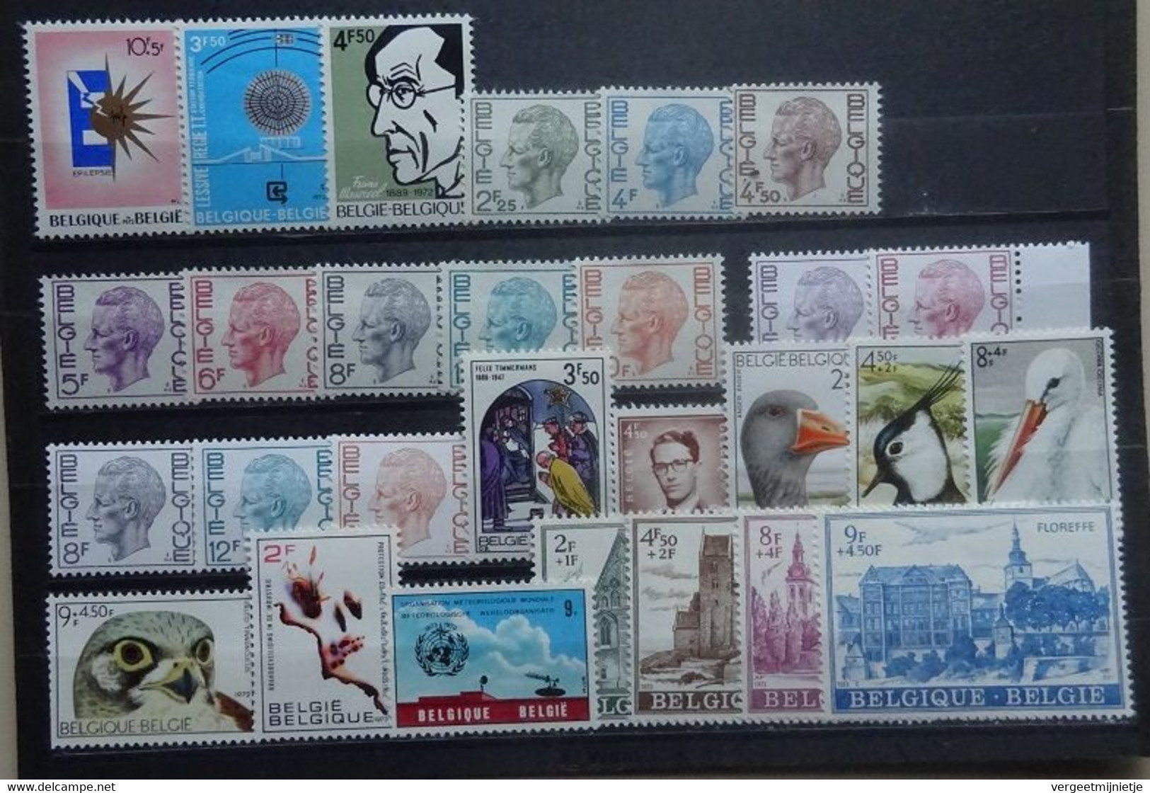 BELGIE  1972     Van  Nr. 1639  Tot 1665  (zonder 1656)     Postfris **  Zie Foto - Neufs