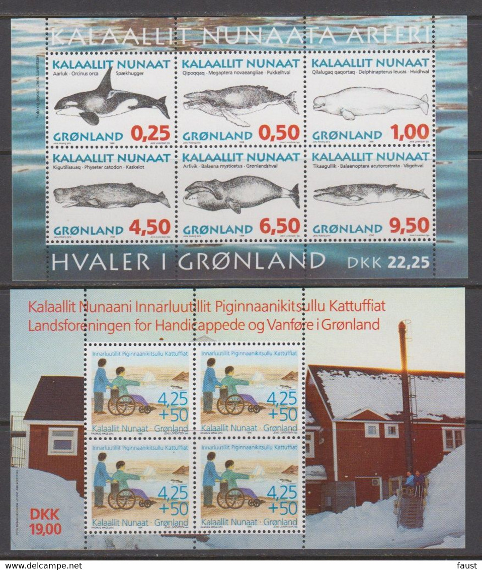 1996 ** GREENLAND (Sans Charn,MNH, Postfris)   Mi. 281/98 (18v.+ 2 Block) - Annate Complete