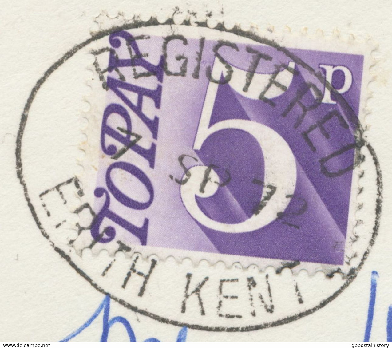 GB 1972 Superb Unpaid Cover Tied By Blackwell Datestamp „LEICESTER / 5“ Also Green Boxed + Instructional / Postage Due - Taxe