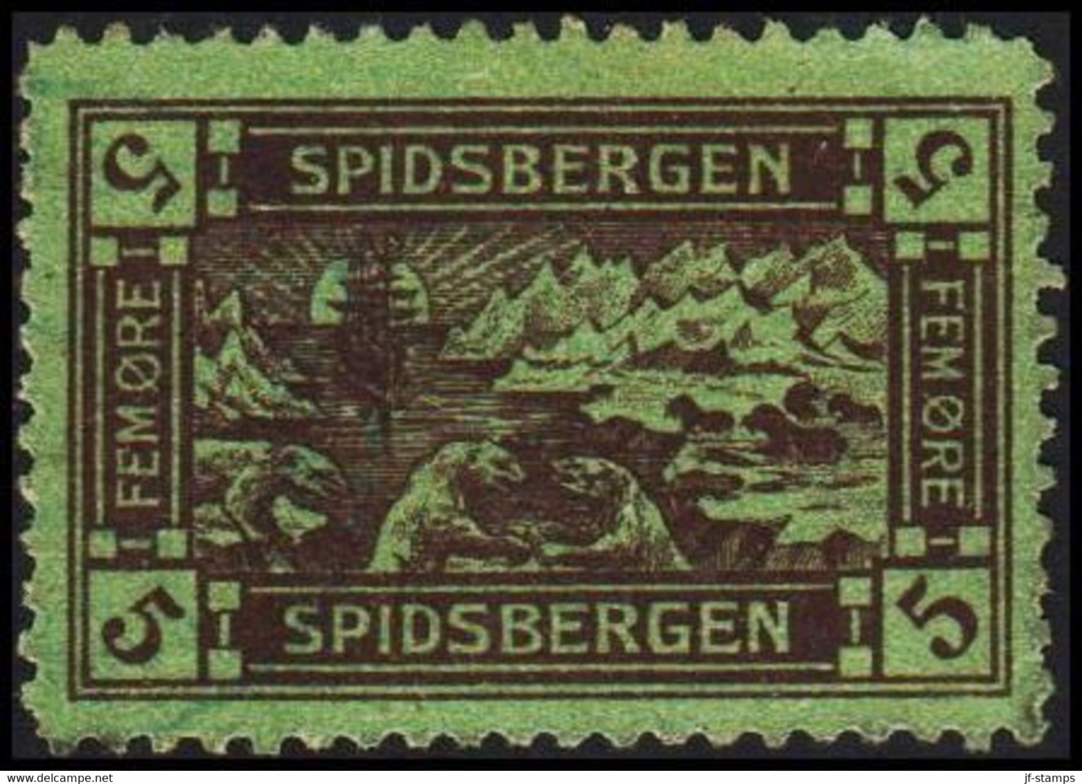 1900. NORGE. SPIDSBERGEN. 50 (ØRE). - JF511784 - Sonstige & Ohne Zuordnung