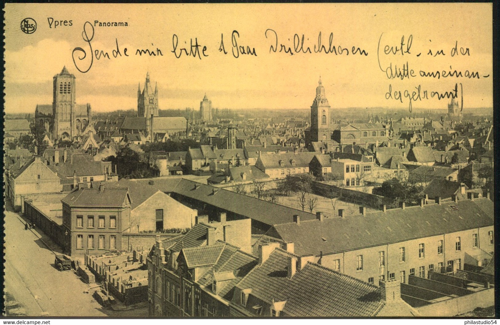 1915, Feldpostkarte" III. K. B. Infantr: - Division" - Briefe U. Dokumente