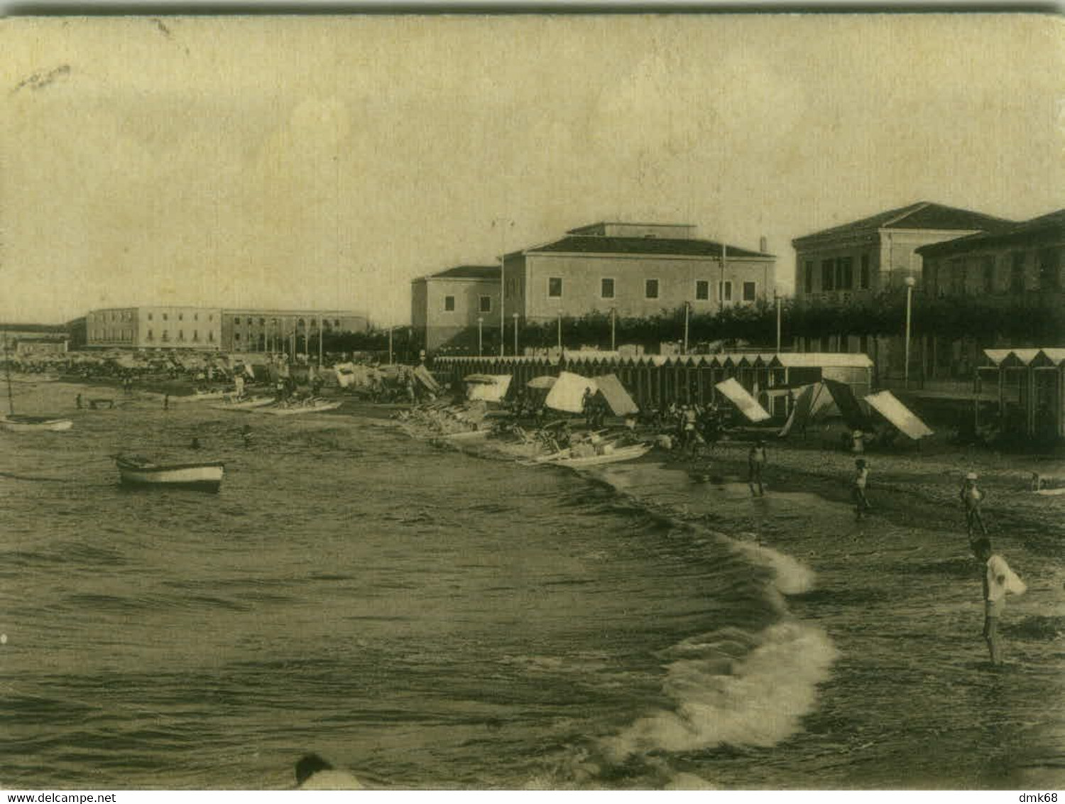 FANO - SPIAGGIA - SPEDITA 1957 - ANNULLO ALBERGO RISTORANTE GARIBALDI  (8610) - Fano