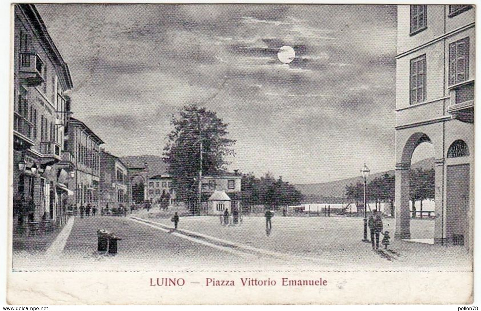 LUINO - PIAZZA VITTORIO EMANUELE - VARESE - 1918 - Vedi Retro - F.p. - Luino