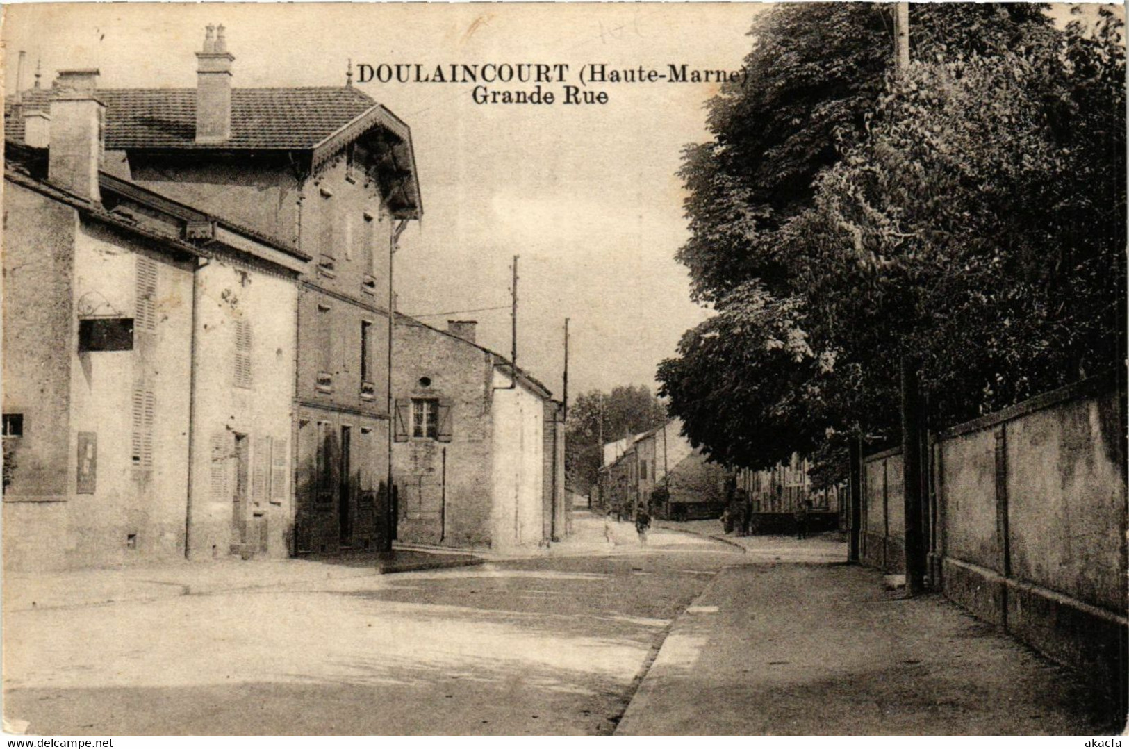 CPA DOULAINCOURT - Grande Rue (368540) - Doulaincourt