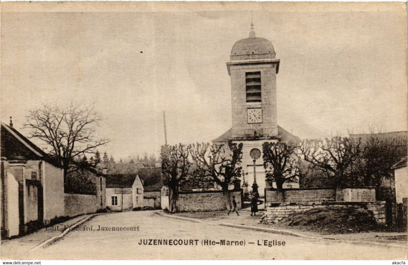 CPA AK JUZENNECOURT - L'Église (368545) - Juzennecourt