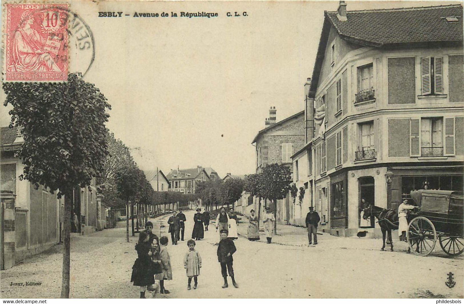 SEINE ET MARNE  ESBLY Avenue De La République - Esbly