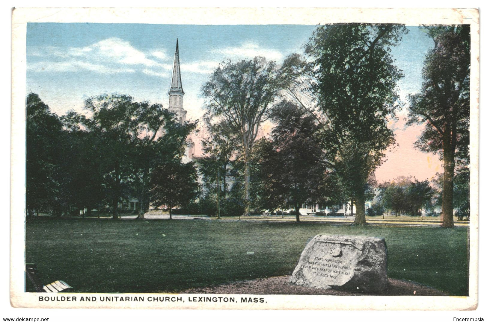 CPA  Carte Postale-Etats Unis- Lexington-  Bouder And Unitarian Church   -VM41918 - Lexington