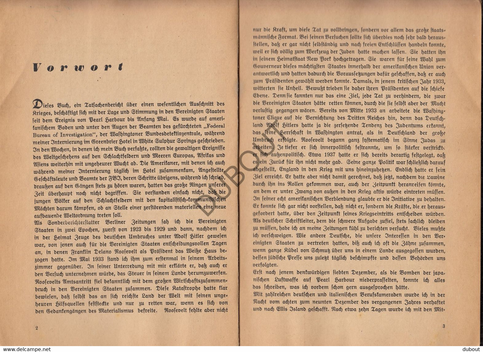 USA Im Krieg -Tatsachenbericht Von August W. Halfeld - Verlag Scherl, Berlin  (V661) - 5. Guerras Mundiales