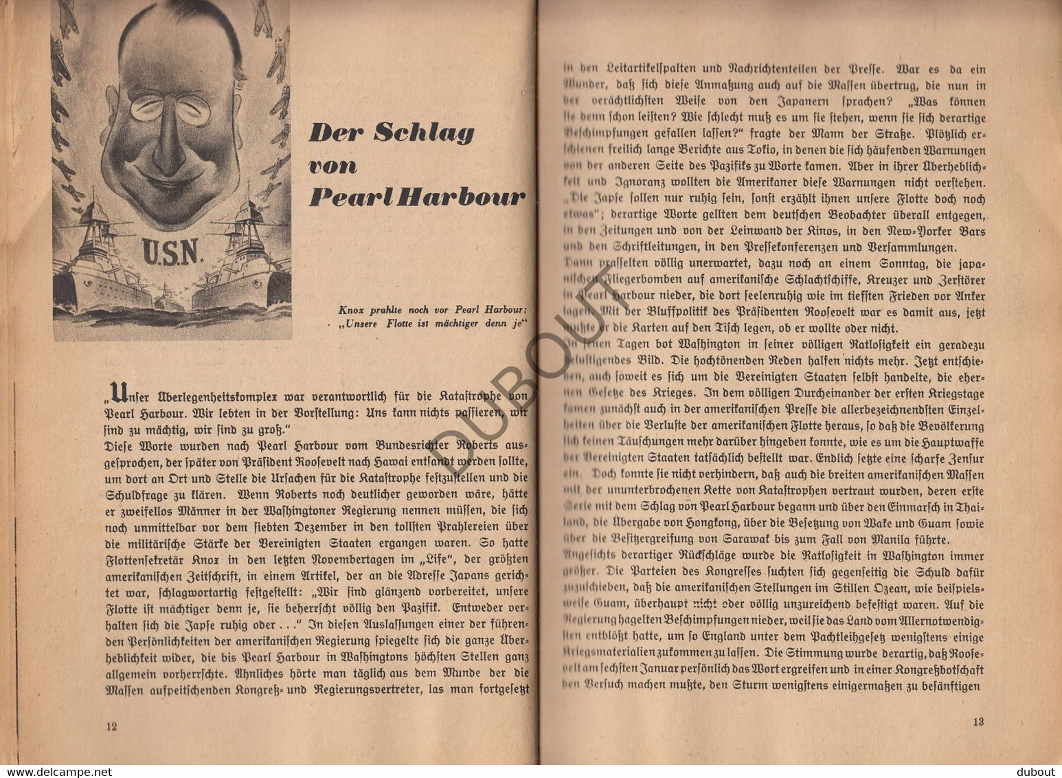 USA Im Krieg -Tatsachenbericht Von August W. Halfeld - Verlag Scherl, Berlin  (V661) - 5. Guerras Mundiales