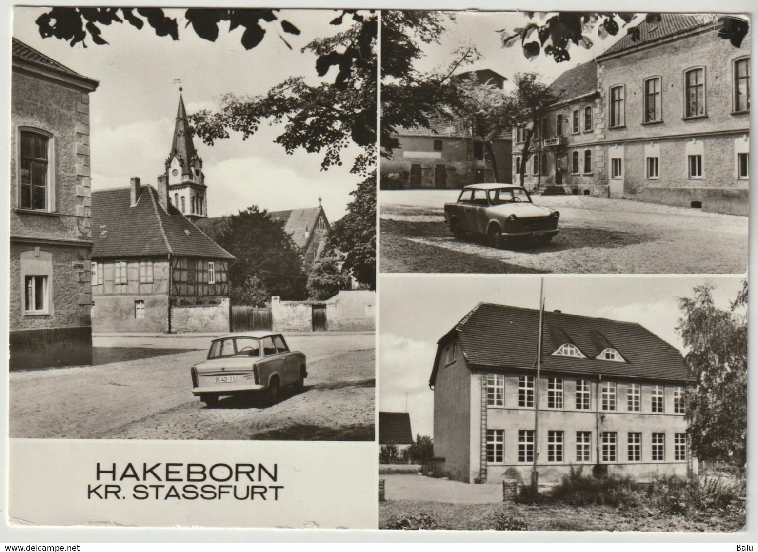 Hakeborn Kr. Stassfurt, SW-MBK 1979; Postalisch Gelaufen, 2 Scans - Stassfurt