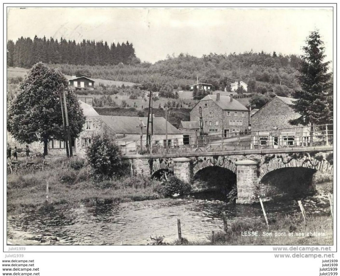 LESSE ..--  Son Pont Et Ses Châlets . 1971 Vers HERENTALS ( Mr Mme LEYS -  WYNANTS ) . Voir Verso . - Libin