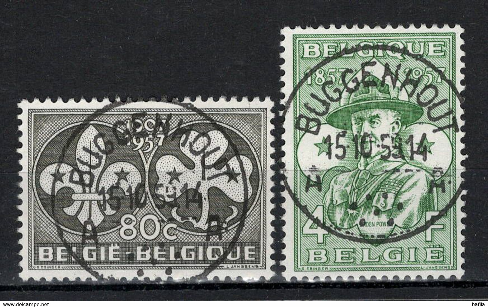 BELGIE: COB 1022/1023 Mooi Gestempeld. - Oblitérés