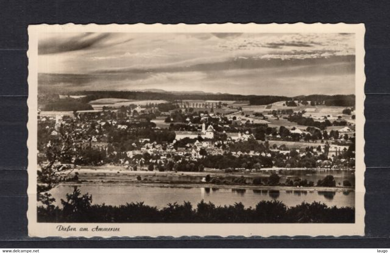 Germany Postcard Diessen Am Ammersee  1954 - Diessen