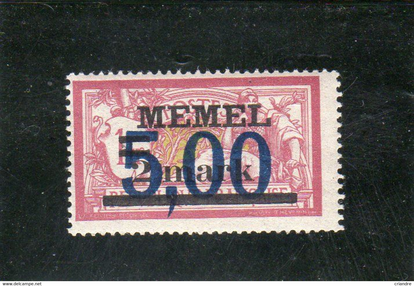 Memel: Année 1921-22  N°44** - Oblitérés