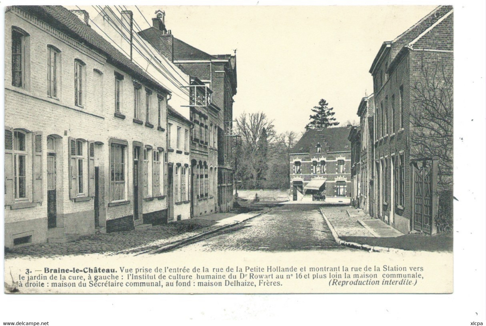 Braine Le Chateau Vue Prise De L'entrée De La Rue De La Petite Hollande - Kasteelbrakel