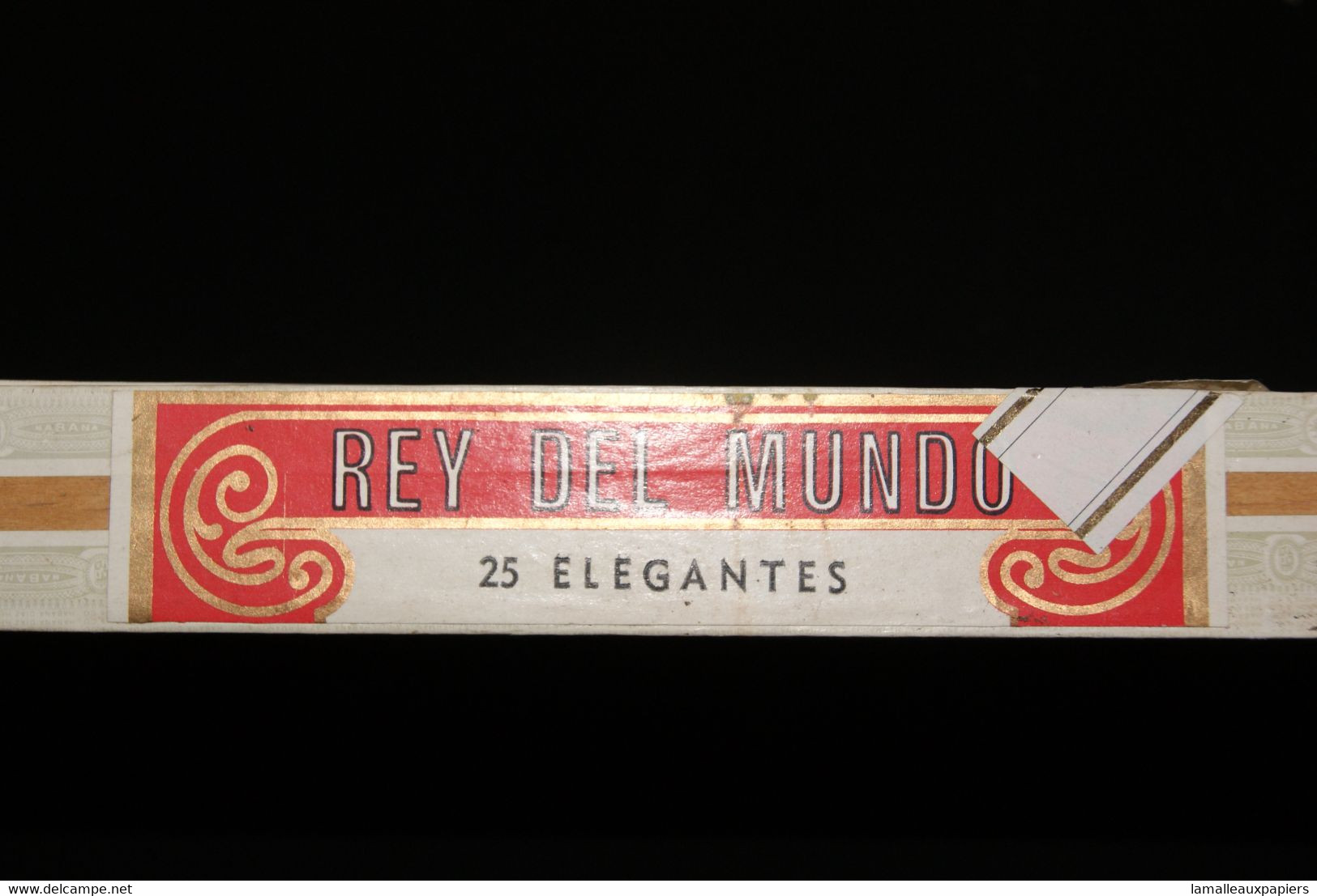 Boite à Cigares En Bois Et Carton  "el Rey Del Mundo" (Cuba) - Reclame-artikelen