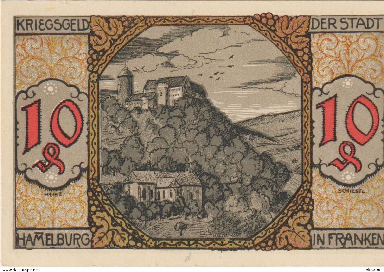 Deutsches Notgeld - 3 Billets De Hammelburg  10, 25 Et 50 Pfennigs - Zonder Classificatie