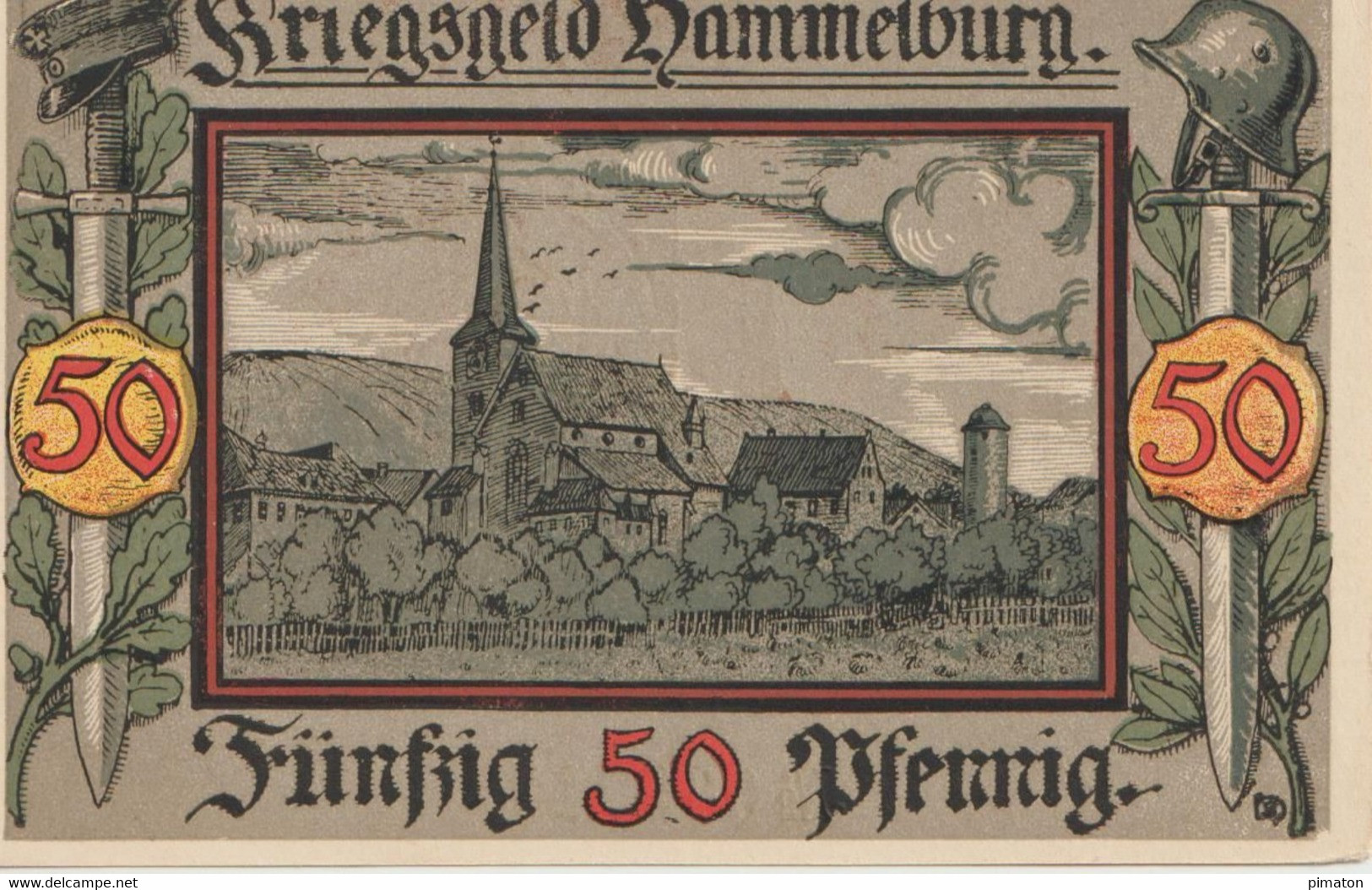 Deutsches Notgeld - 3 Billets De Hammelburg  10, 25 Et 50 Pfennigs - Non Classificati