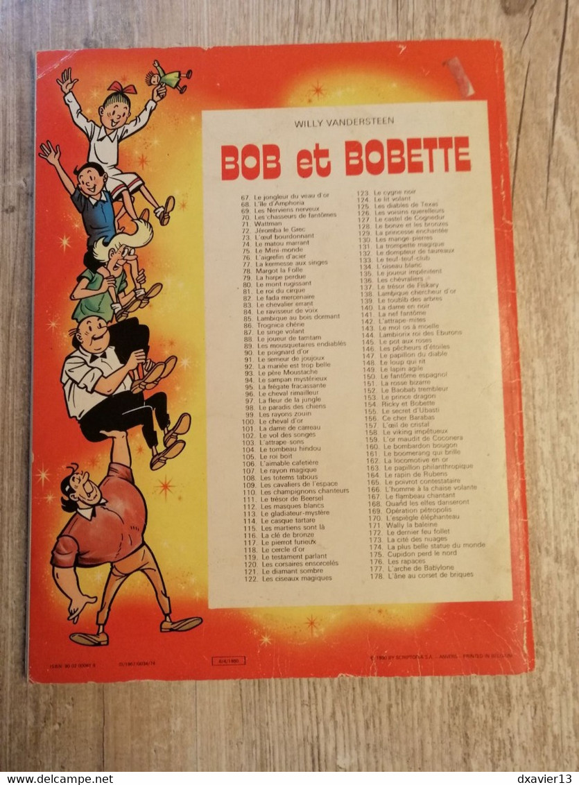 Bande Dessinée - Bob Et Bobette 74 - Le Matou Marrant (1980) - Bob Et Bobette