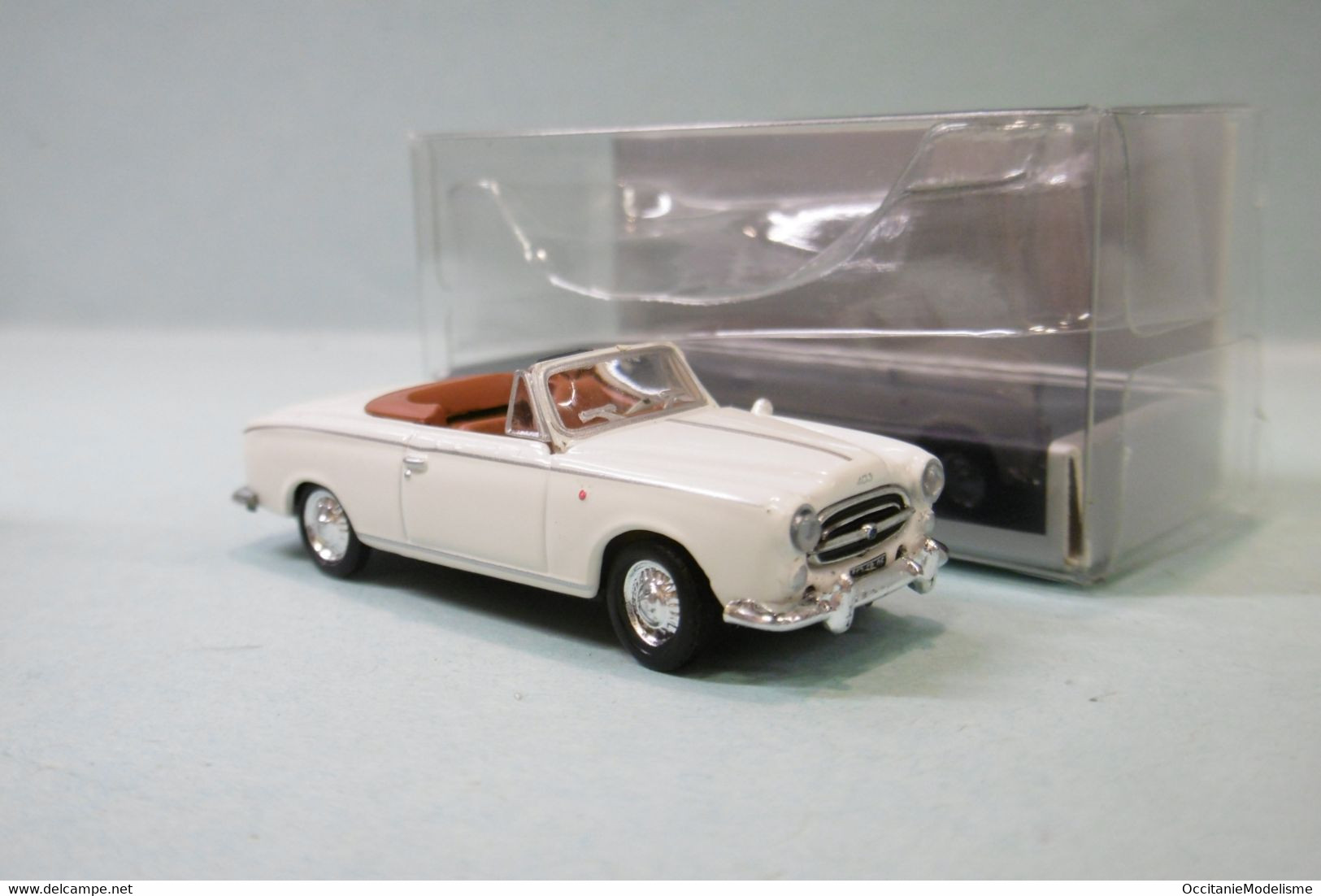 Norev - PEUGEOT 403 Cabriolet Ivoire 1957 Neuf NBO HO 1/87 - Véhicules Routiers