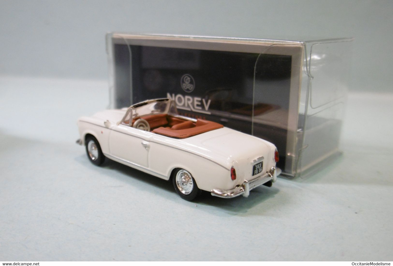 Norev - PEUGEOT 403 Cabriolet Ivoire 1957 Neuf NBO HO 1/87 - Véhicules Routiers