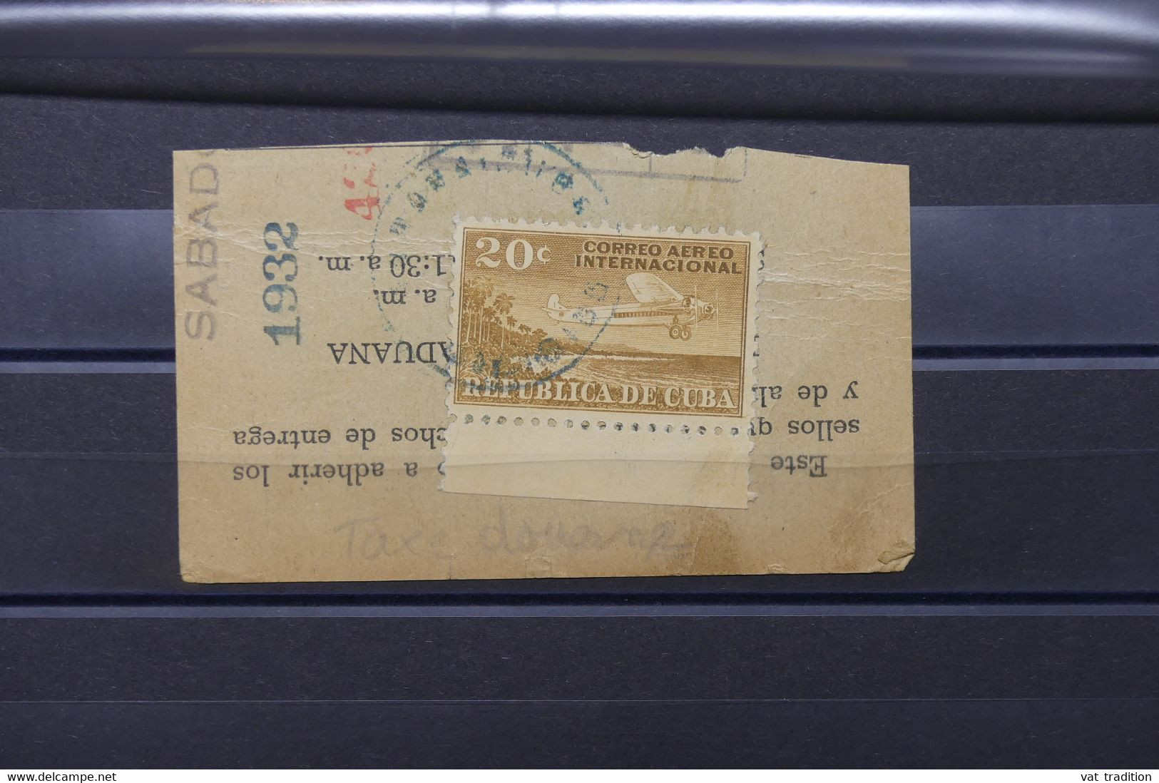 CUBA - Poste Aérienne Sur Fragment En 1932 - L 111700 - Oblitérés