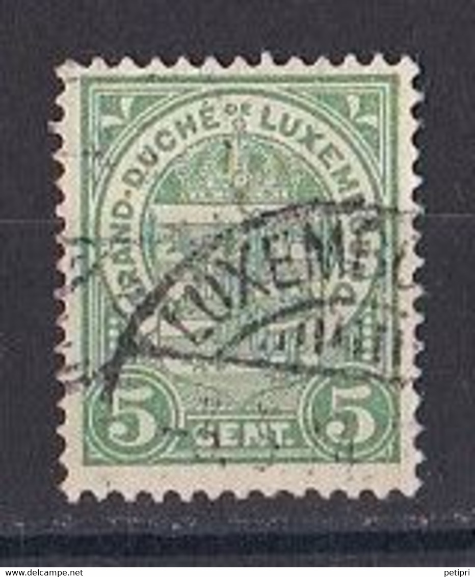 Luxembourg Timbres Oblitéré Y&T N °  92 - 1907-24 Scudetto