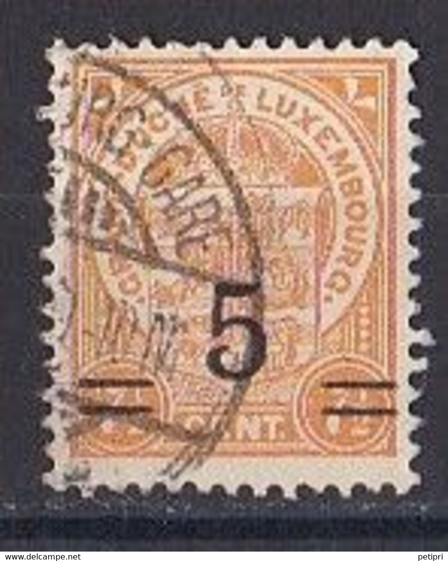 Luxembourg Timbres Oblitéré Y&T N °  112 A - 1907-24 Scudetto