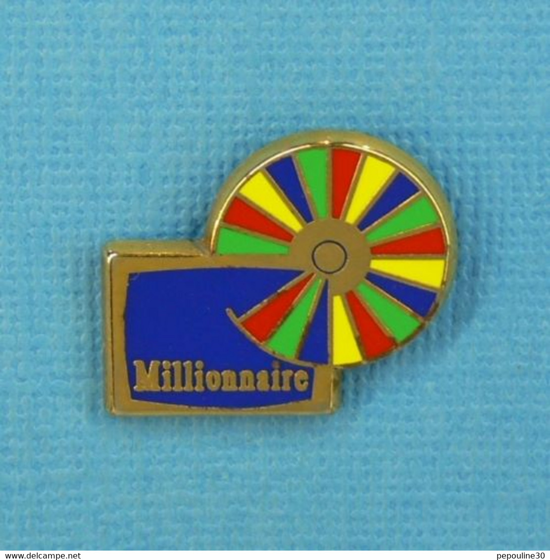 1 PIN'S //  ** LE MILLIONNAIRE / DE LA FRANÇAISE DES JEUX ** . (Decat Paris) - Jeux