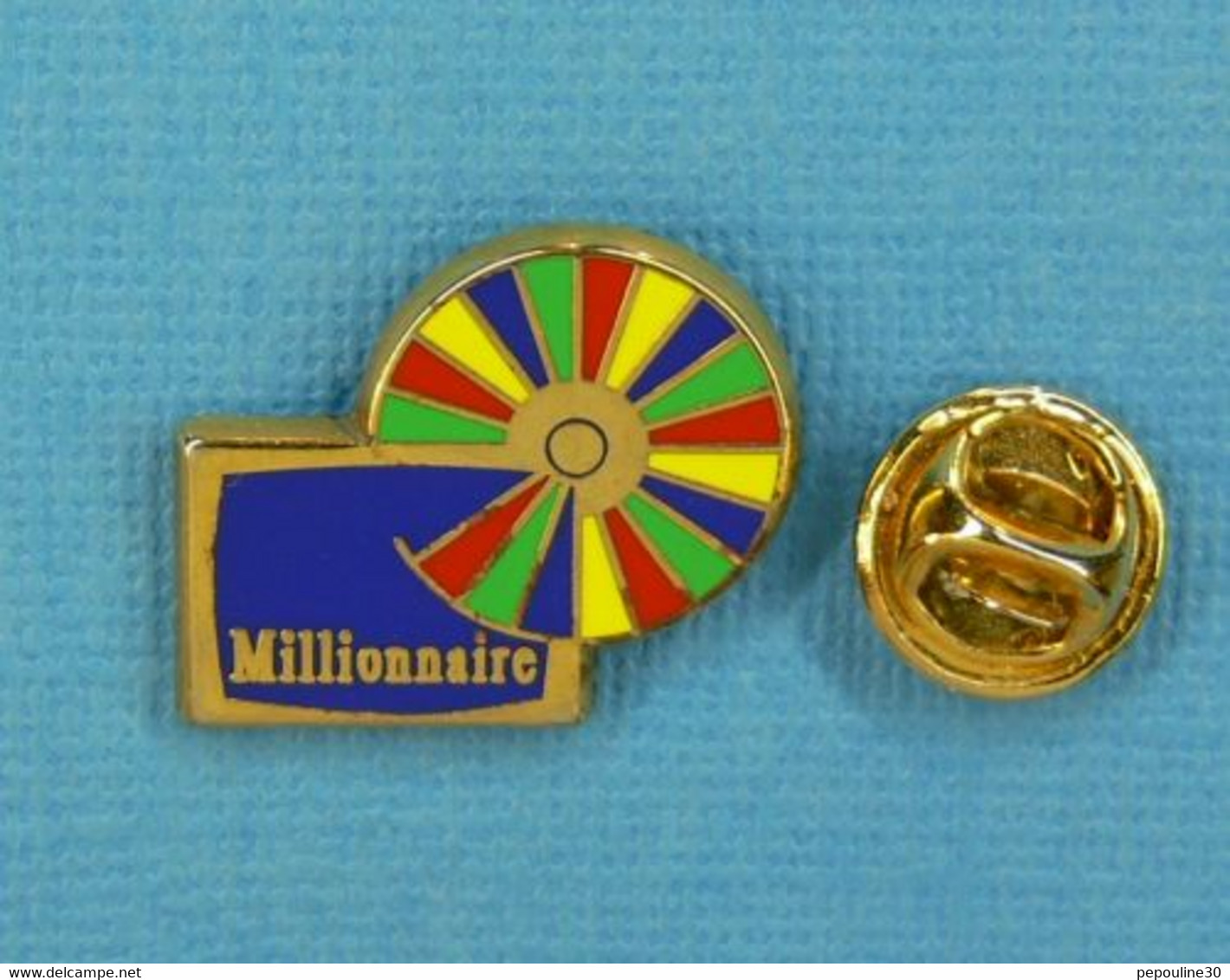 1 PIN'S //  ** LE MILLIONNAIRE / DE LA FRANÇAISE DES JEUX ** . (Decat Paris) - Jeux