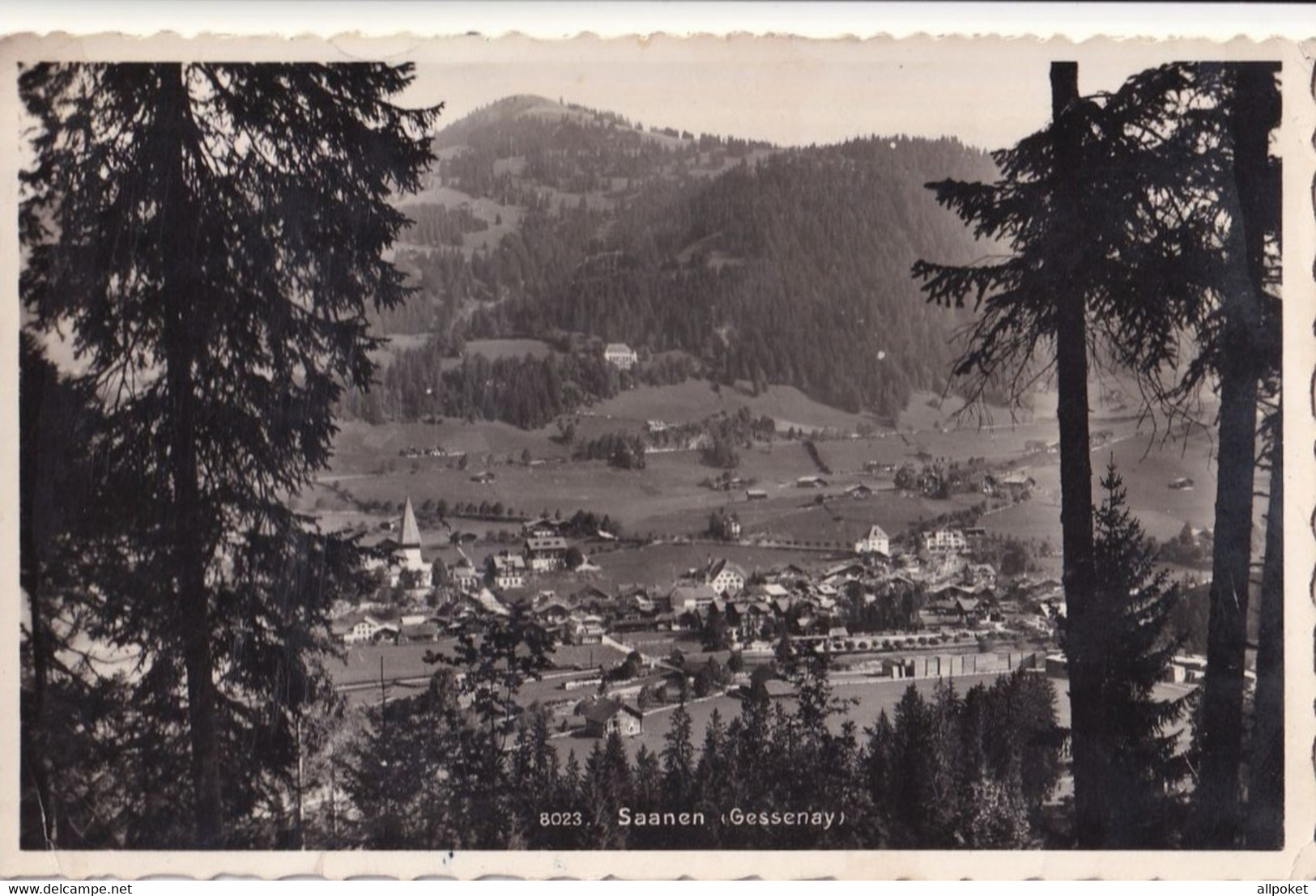 A14369 - SAANEN GESSENAY VINTAGE POSTCARD - Gessenay