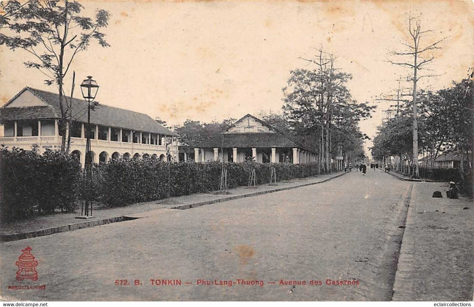 Tonkin:    Phu-Lang-Thuong     Avenue Des Casernes         (voir Scan) - Vietnam