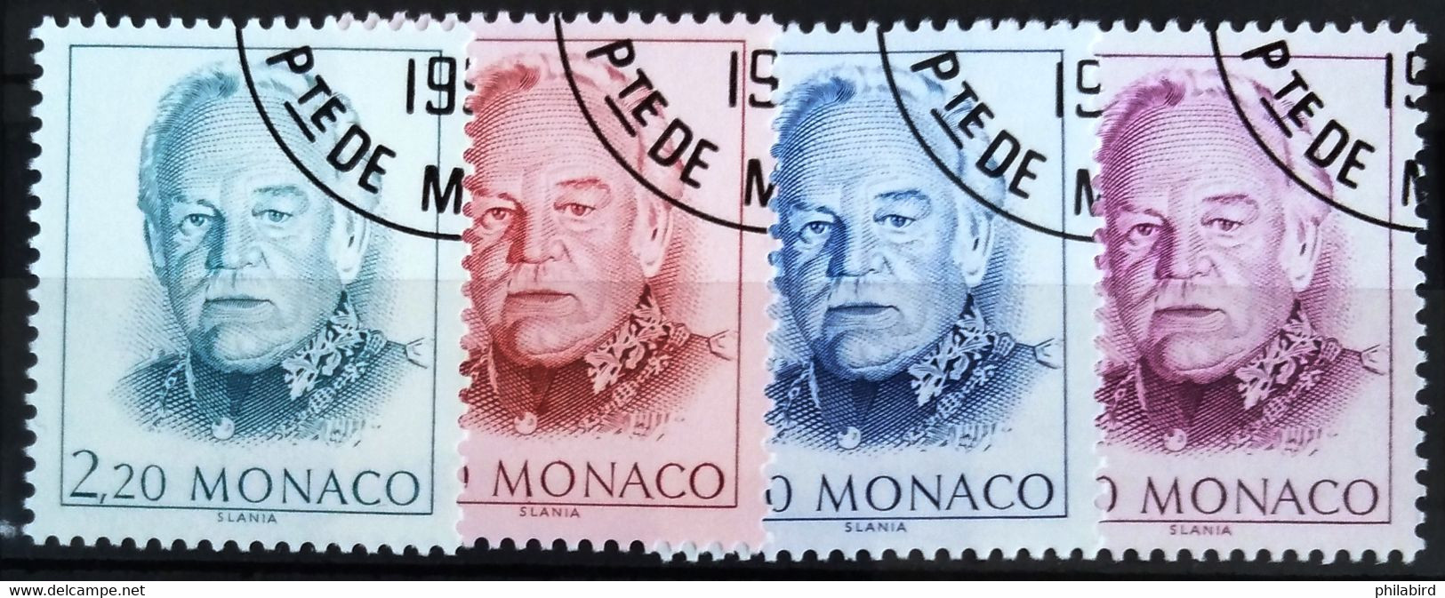 MONACO                       N° 1779/1780                      OBLITERE - Usados