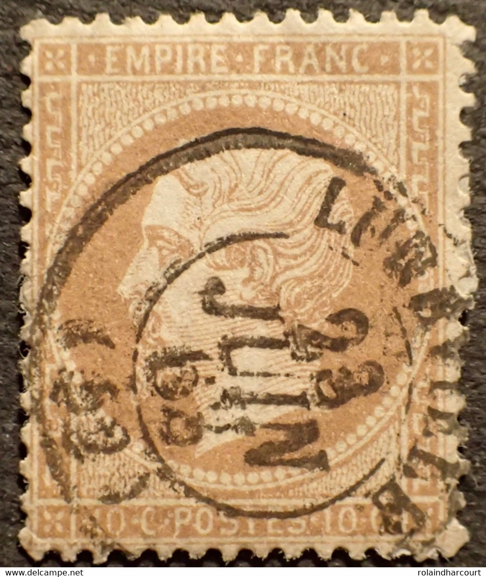 R1286/192 - NAPOLEON III N°21 (restant De Papier Au Verso) - CàD De LUNEVILLE (Meurthe) Du 23 JUIN 1863 - 1862 Napoleon III