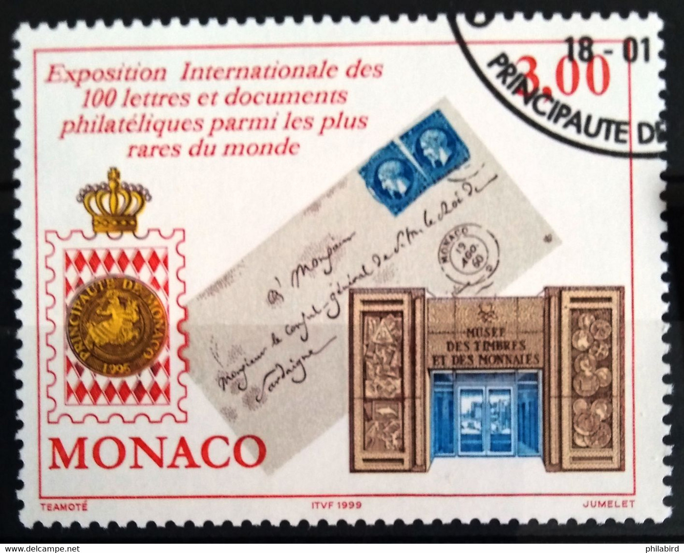 MONACO                       N° 2190                      OBLITERE - Usados