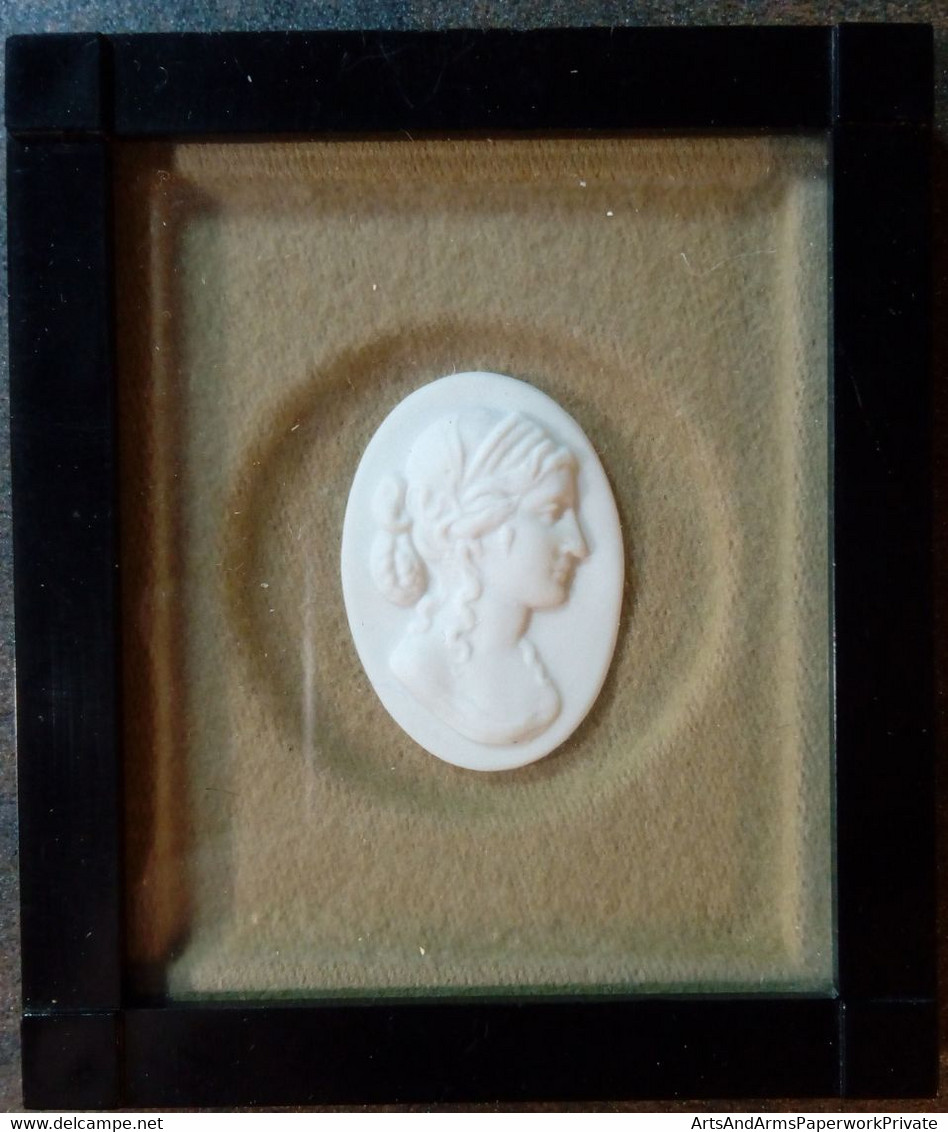 Lot Mixte : Portrait En Relief, Charlotte Von Stein, Princesse D'Odessa, Miniature, Meissen/ Mixed Lot: Relief Portrait - Meissen (DEU)